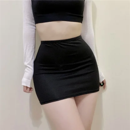 Sexy Transparent Mesh Mini Skirt - Image 6