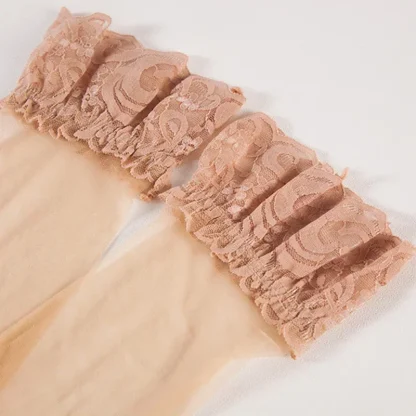 Ultra-thin Sheer Lace Thigh-highs - Image 5