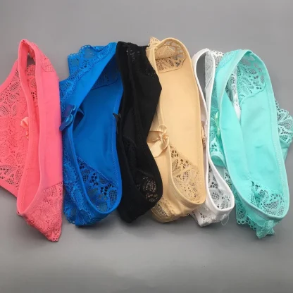 Sexy See-through Solid Panties - Image 5