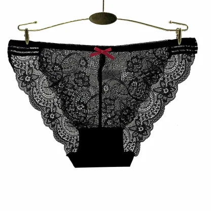 Seamless See-through Lace Panties - Image 3