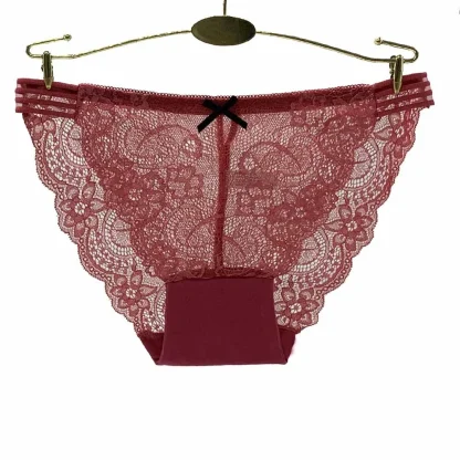 Seamless See-through Lace Panties - Image 2