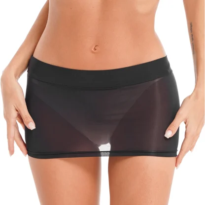 See-through Micro Skirts
