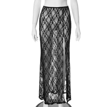 See-through High Slit Skirts - Image 6