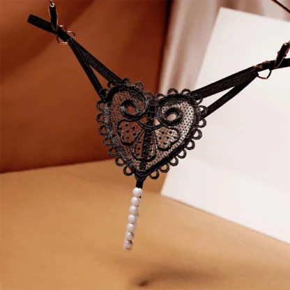 See-through Erotic Beaded G-strings