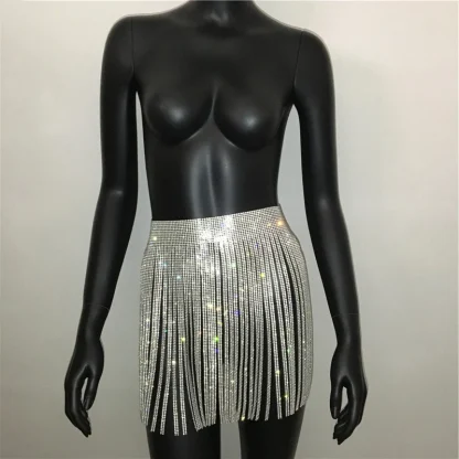 Sexy Shiny Tassel Skirts - Image 6