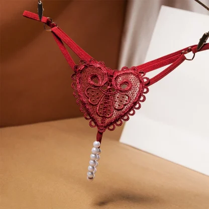 See-through Erotic Beaded G-strings - Image 6