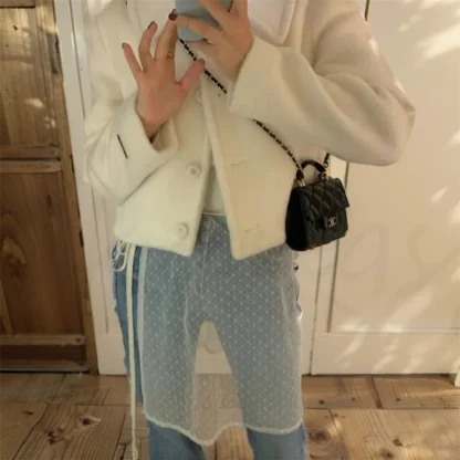 See-through Tie Up Skirt