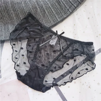 Polka Dot See-through Panty