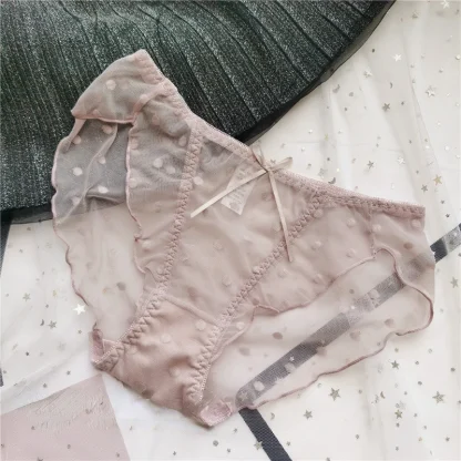 Polka Dot See-through Panty - Image 3
