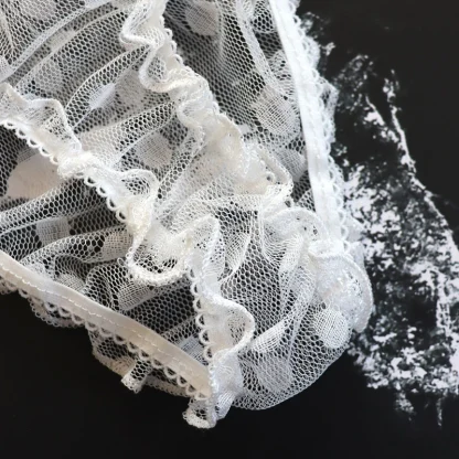 Polka Dot See-through Lingerie - Image 6