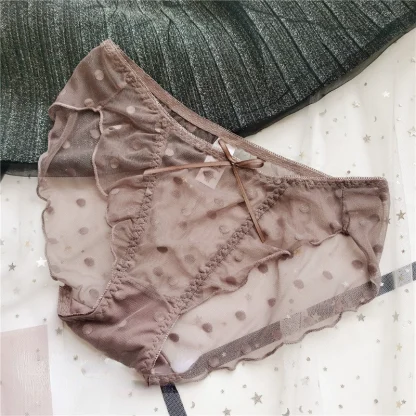 Polka Dot See-through Panty - Image 2