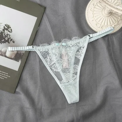 Solid See-through Lace G-strings